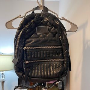 Marc by Marc Jacobs Black Quilted Backpack